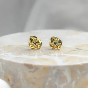 Unique gold heartshaped earrings CHÉRIE Thumbnail