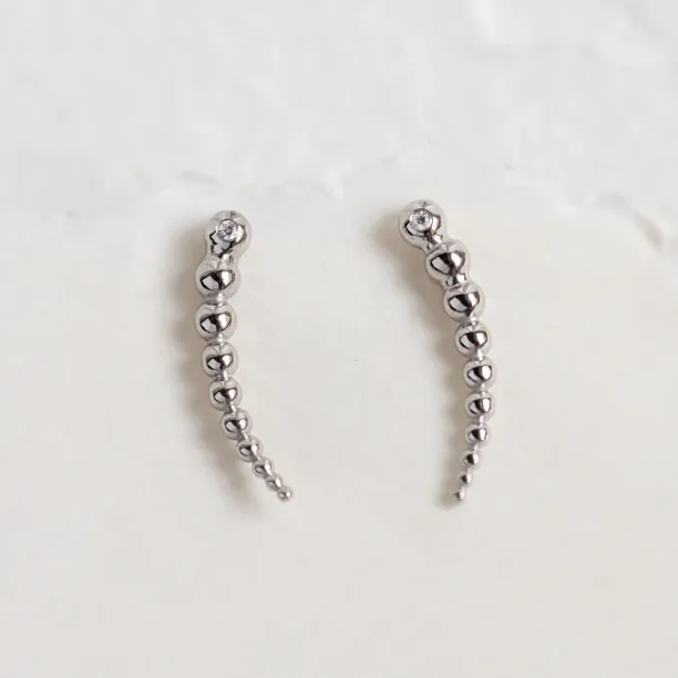 Crawler earrings with diamonds MONIQUE Image