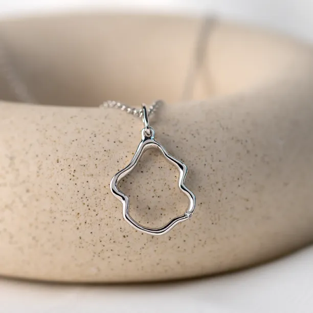 Minimalist diamond necklace DOMINIQUE Image