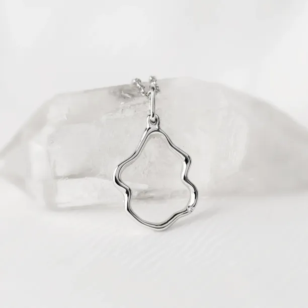 Minimalist diamond necklace DOMINIQUE Image