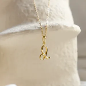 Original necklace with diamond LEO Thumbnail