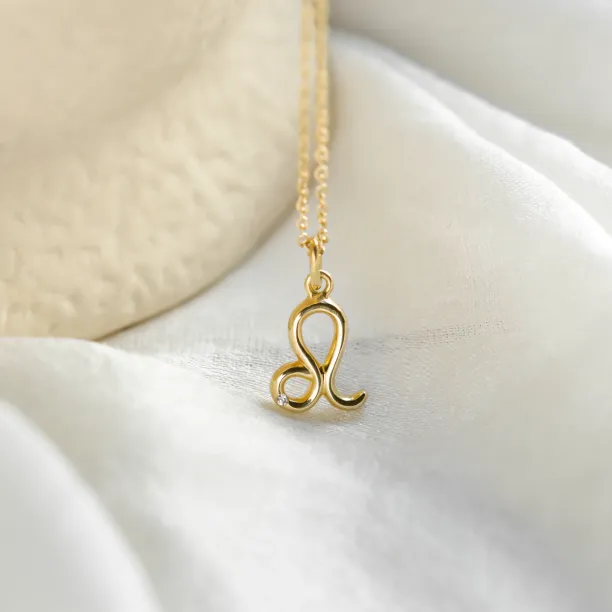 Original necklace with diamond LEO Image