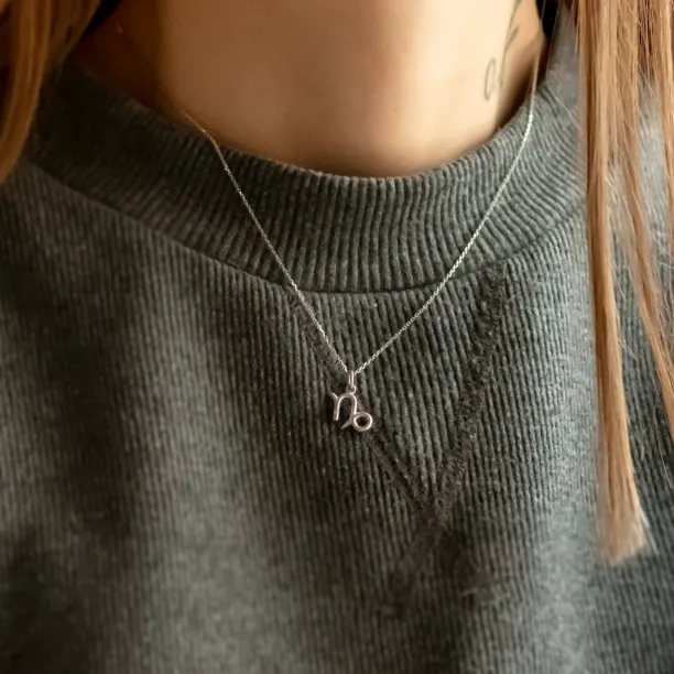 Gold diamond pendant CAPRICORN Image