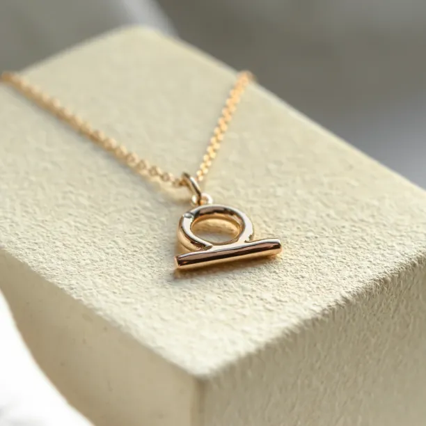 Zodiac sing diamond necklace LIBRA Image