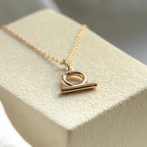 Zodiac sing diamond necklace LIBRA Thumbnail