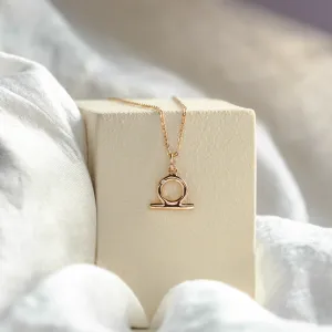 Zodiac sing diamond necklace LIBRA Thumbnail
