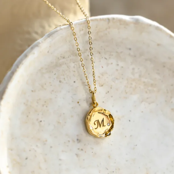 Personalised diamond necklace COLETTE Image