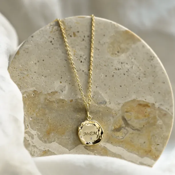 Personalised diamond necklace COLETTE Image