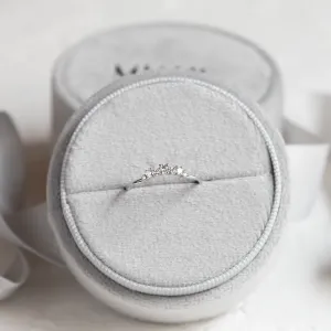 Curved diamond ring KALIA Thumbnail