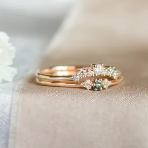 Curved diamond ring KALIA Thumbnail