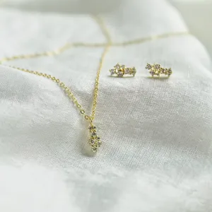 Diamond cluster pendant ELLE Thumbnail