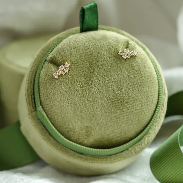 Diamond cluster earrings ELIN Image