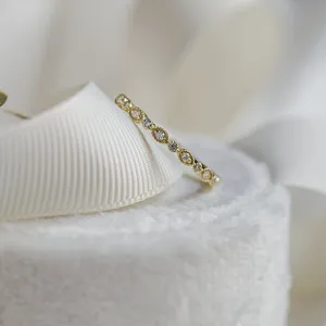 Vintage eternity ring with lab-grown diamonds RIGA Thumbnail