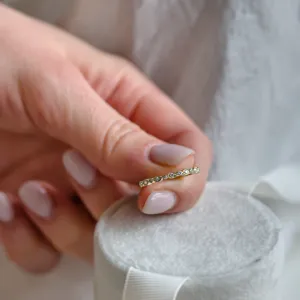 Vintage eternity ring with lab-grown diamonds RIGA Thumbnail