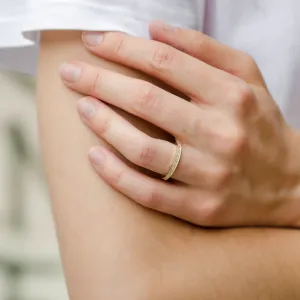 Vintage eternity lab-grown diamond ring HELENE