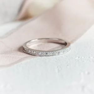 Vintage eternity lab-grown diamond ring HELENE