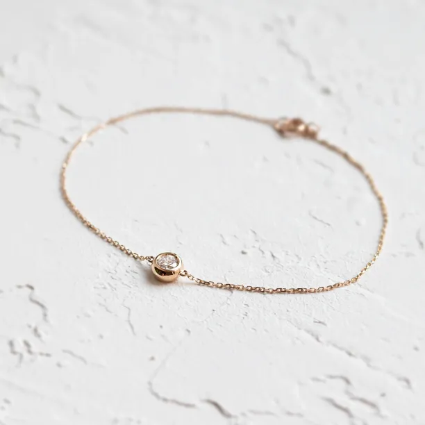 Gold bracelet with lab-grown diamond LAKA Image