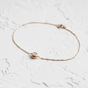 Gold bracelet with lab-grown diamond LAKA Thumbnail