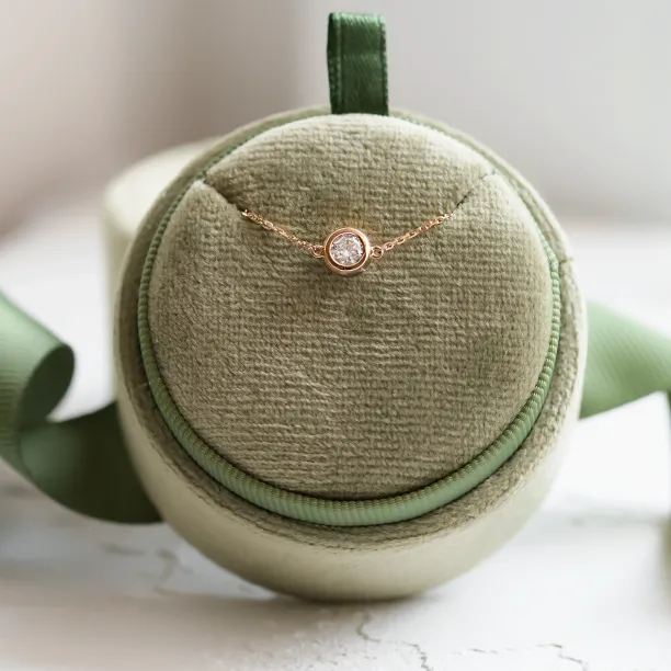 Gold bracelet with lab-grown diamond LAKA Image