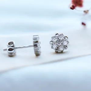 Classic gold lab-grown diamond earrings GERA Thumbnail
