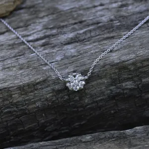 Golden amulet-pendant with lab-grown diamonds ASYL Thumbnail