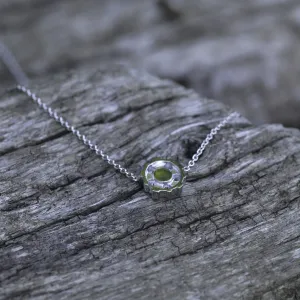 Golden amulet-pendant with lab-grown diamonds ASYL Thumbnail