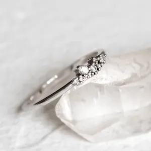Gold ring with lab created diamonds STERN Thumbnail