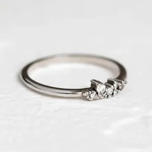 Gold ring with lab created diamonds STERN Thumbnail