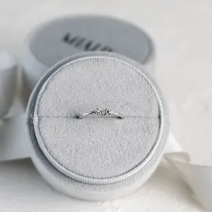 Gold ring with lab created diamonds STERN Thumbnail
