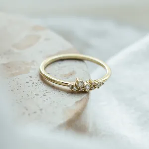 Gold ring with lab created diamonds STERN Thumbnail