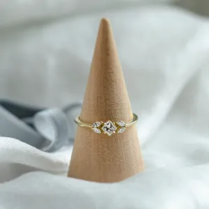 Unusual diamond engagement ring DEMI Thumbnail