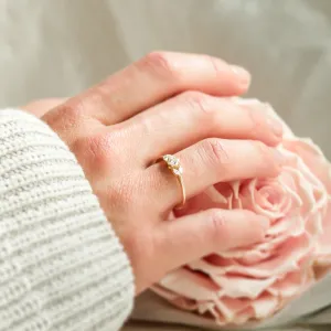 Unusual diamond engagement ring DEMI Thumbnail