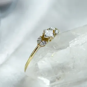 Unusual diamond engagement ring DEMI Thumbnail