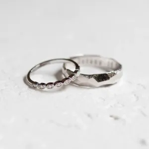 Unusual diamond wedding bands DARLING Thumbnail