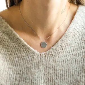 Gold necklace with engraving of the zodiac constellation STELLARIS