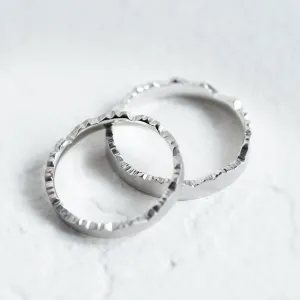 Unusual wedding rings with mountain motive PEAK Thumbnail