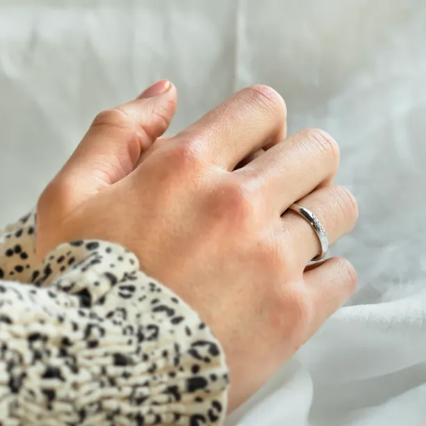 Gold ring with five diamonds NICO Image