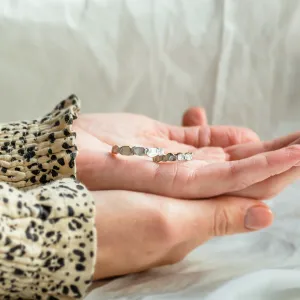 Unusual wedding rings with organic structure LISA Thumbnail