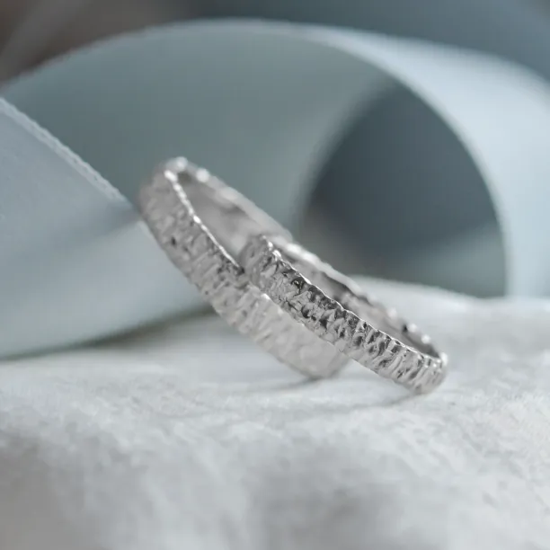 Unusual wedding rings with special structure BECCA Image