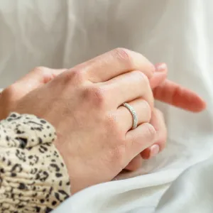 Atypical wedding rings with unique structure KYRA  Thumbnail