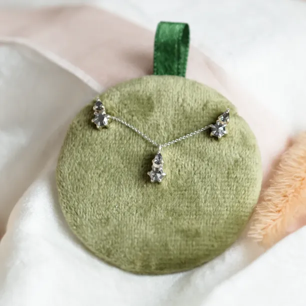 Jewelery set with salt and pepper diamonds JOYCE Image