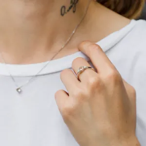 Gold jewelry set with morganites MAYA Thumbnail