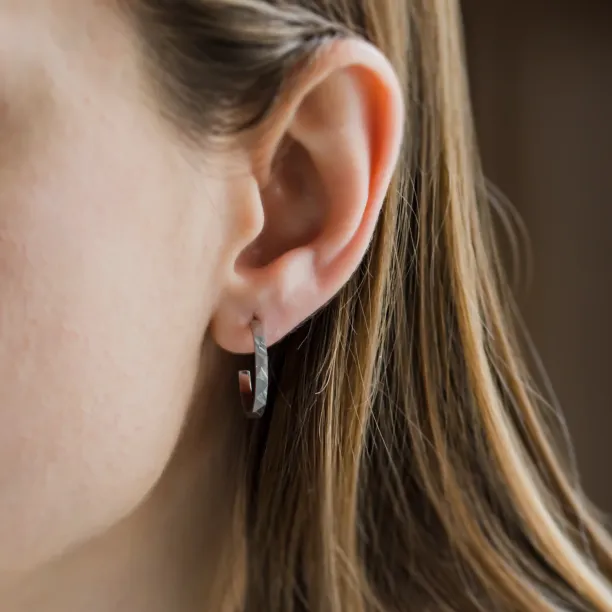 Gold circle earrings ABBY Image