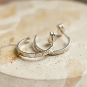 Gold circle earrings ABBY Thumbnail