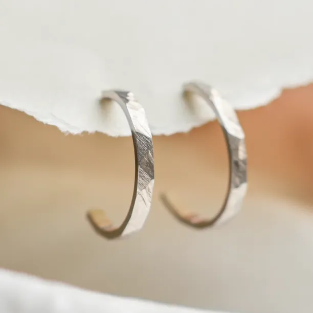 Gold circle earrings ABBY Image