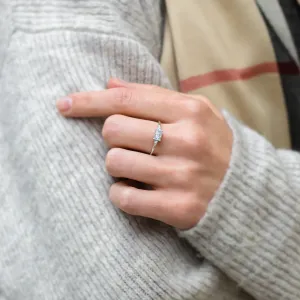 Original engagement ring with moissanite GLOW Thumbnail