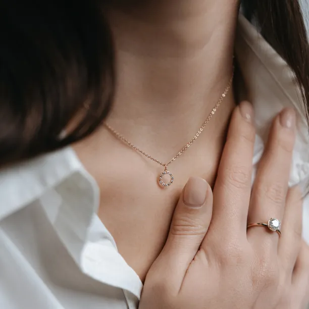 Luxury engagement ring with diamonds ISABELLA Image