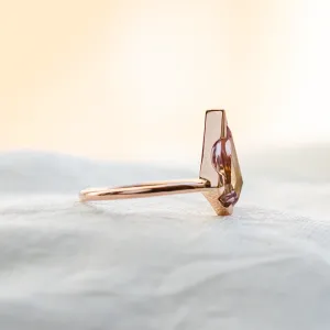 Gold ring with ametrine in kite shape ADELE Thumbnail