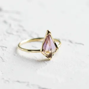 Gold ring with ametrine in kite shape ADELE Thumbnail