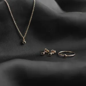 Black diamond in gold jewelry collection DARCY Thumbnail